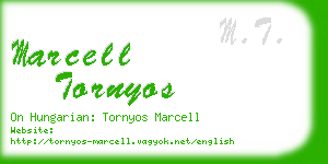 marcell tornyos business card